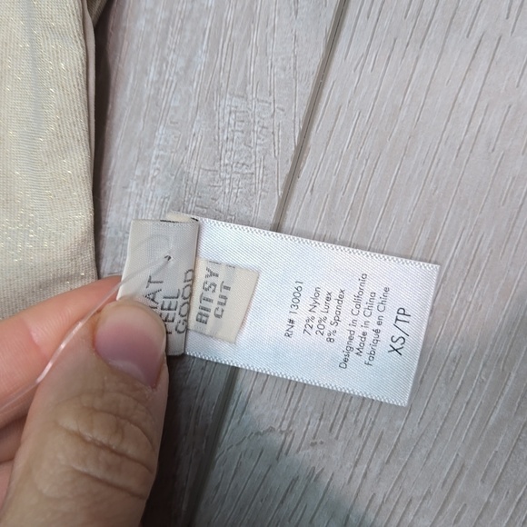 NWOT L Space Women Anthropologie Bitsy Cut Swim bottom Sz XS - Picture 7 of 7